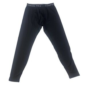 Exercise EPRO Compression Leggings Men S Black Athletic Base Layer Pants